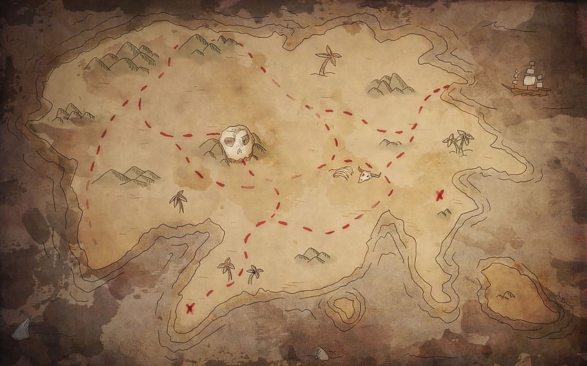 Treasure Map edit Mermaid Miracles, magical treasure map HD wallpaper