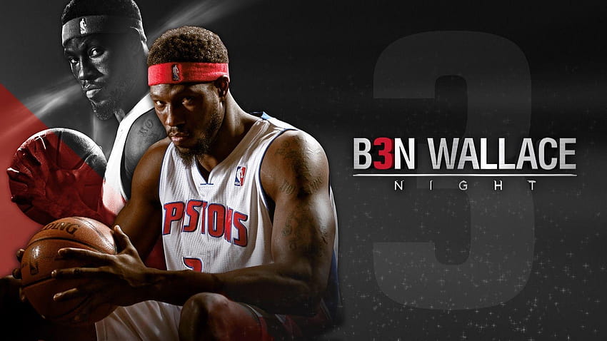 Download Detroit Pistons Champion Ben Wallace Wallpaper