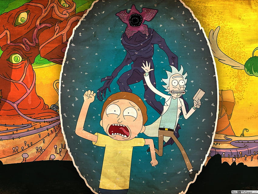 Rick and morty and monsters, rick and morty smoking HD wallpaper | Pxfuel