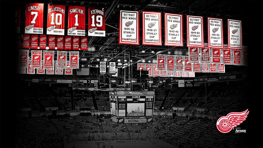 5 Detroit Red Wings, computadora de Detroit Red Wings fondo de pantalla