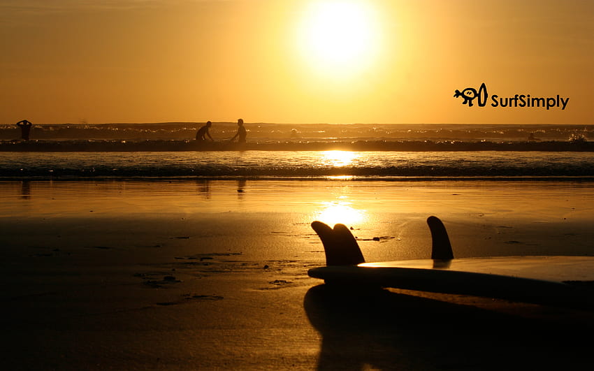 Magical Moments & Some Surf Einfach ein magischer Sonnenuntergang HD-Hintergrundbild