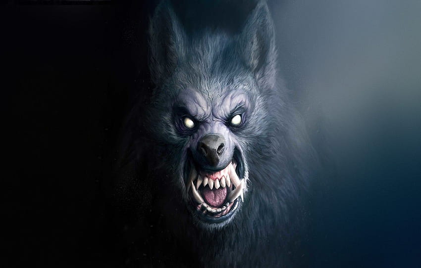 Dark, Teeth, Mouth, Fangs, Face, Beast, Werewolf, Horror, Supernatural, Wild, Evil, Horror, Evil, Beast, Werewolf, Hungry , section фантастика, horror face HD wallpaper