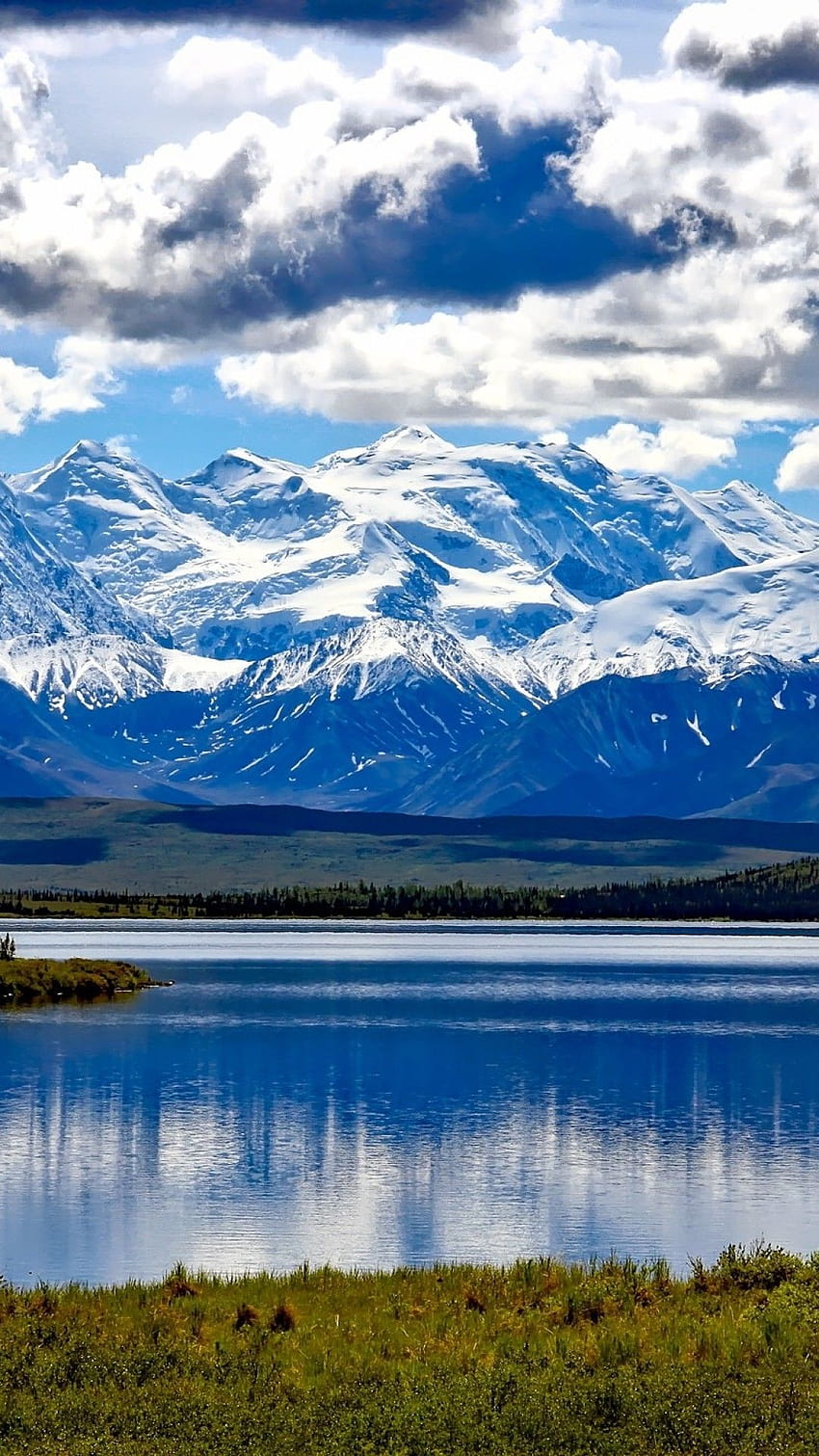 Национален парк Денали Аляска Маунт Маккинли, денали телефон HD тапет за телефон