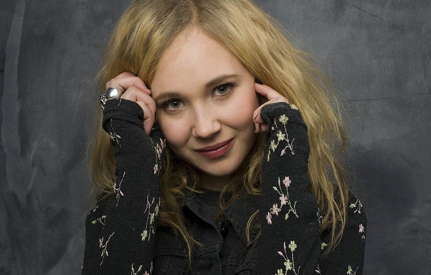 face, smile, sweetheart, hands, actress, blonde, Juno Temple, Juno Temple , section девушки HD wallpaper