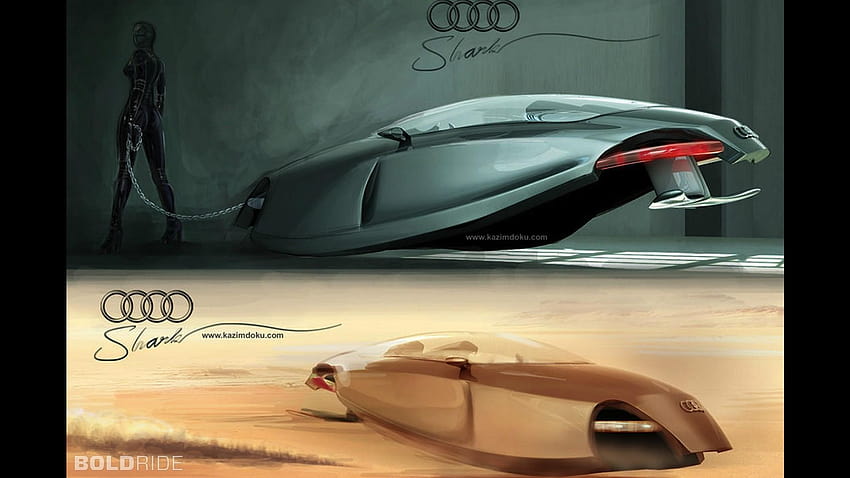 Audi Shark Concept by Kazim Doku HD wallpaper