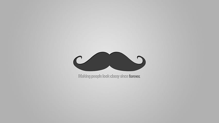 Cute Mustache, kawaii mustache HD wallpaper
