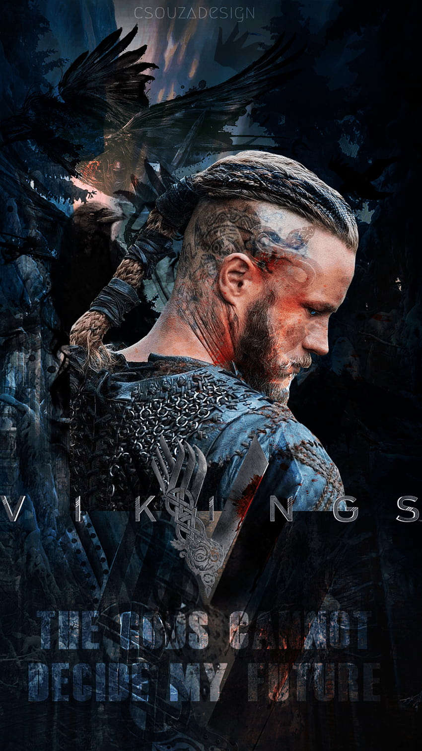 Wikinger-Telefon, Ragnar Lothbrok Android HD-Handy-Hintergrundbild
