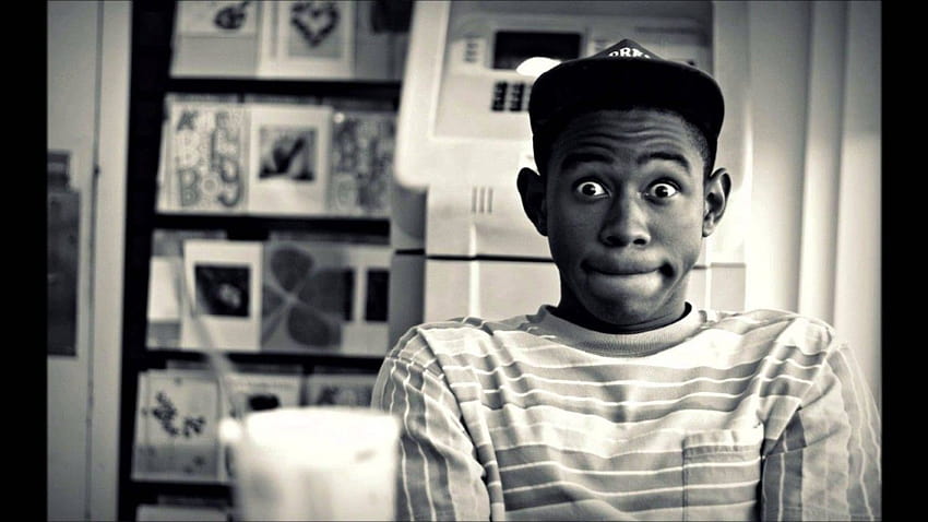 Tyler The Creator Black And White With Eyes Wide Open Music HD wallpaper