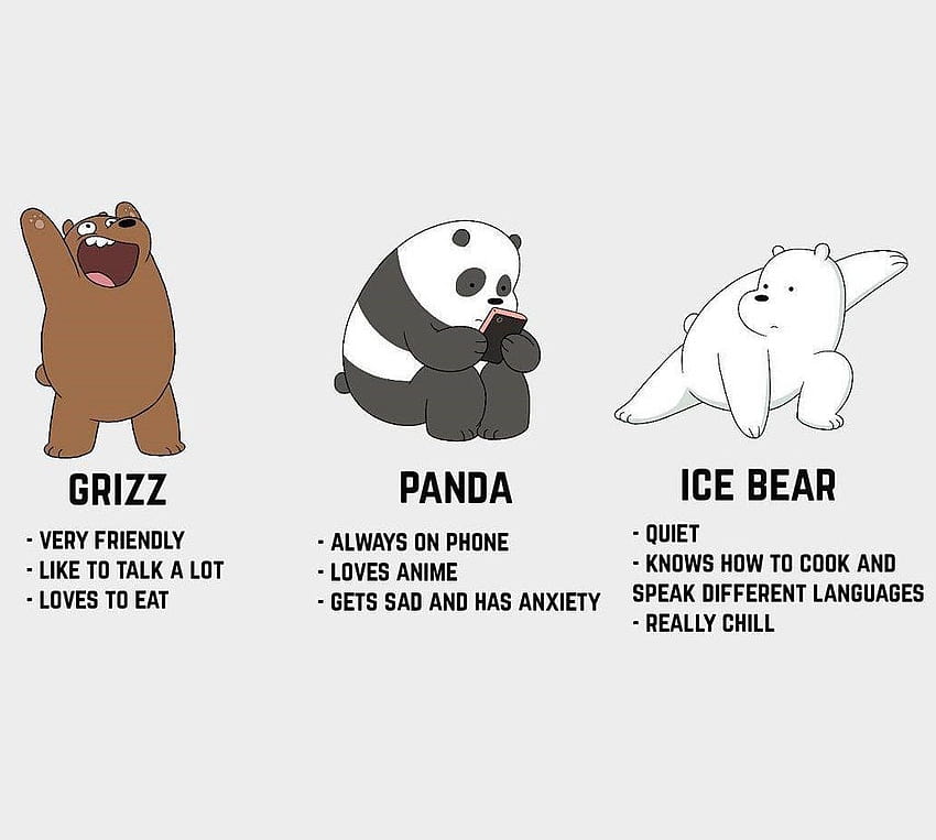 Quotes We Bare Bears, we bare bear aesthetic HD wallpaper | Pxfuel