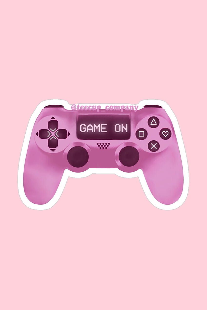 Pink Controller, cute pink kawaii ps4 HD phone wallpaper