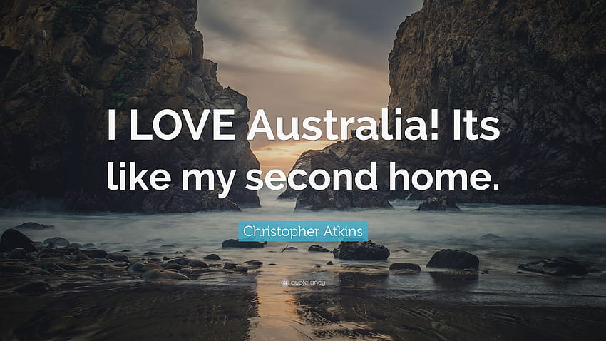 Christopher Atkins Quote: “I LOVE Australia! Its like my second home.” HD wallpaper