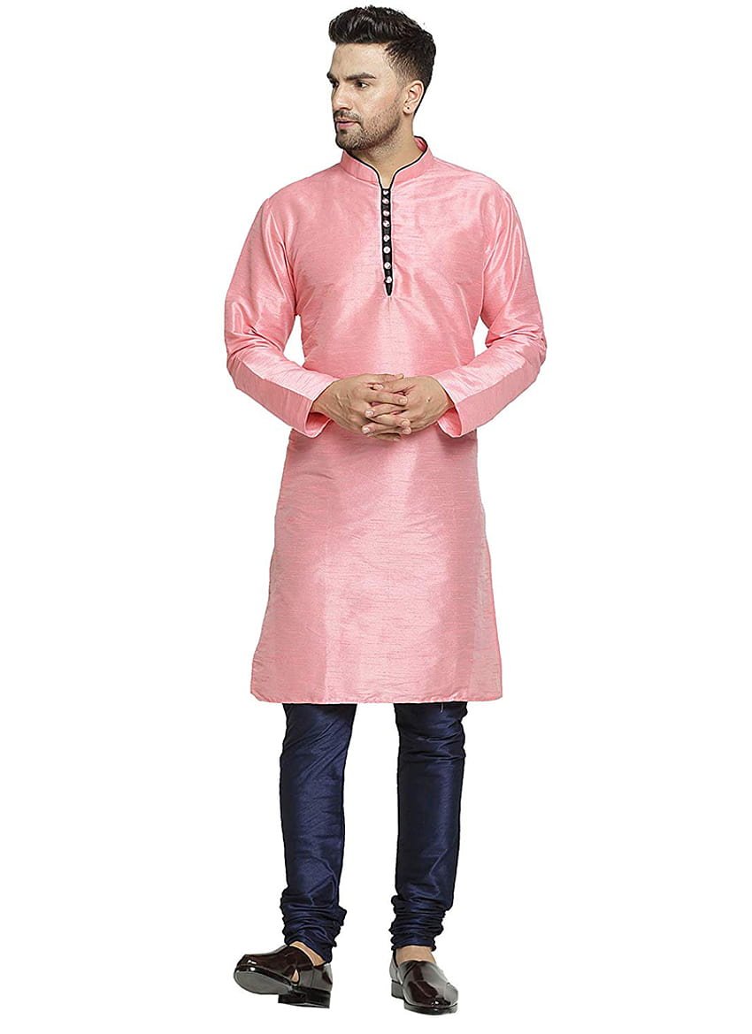 핑크 아트 실크 Kurta Pajama Set 구매, Diwali, Durga Pooja, Ganesh Chaturthi, Raksha Bandhan, kurta pajama 온라인 쇼핑, kurta pajama HD 전화 배경 화면