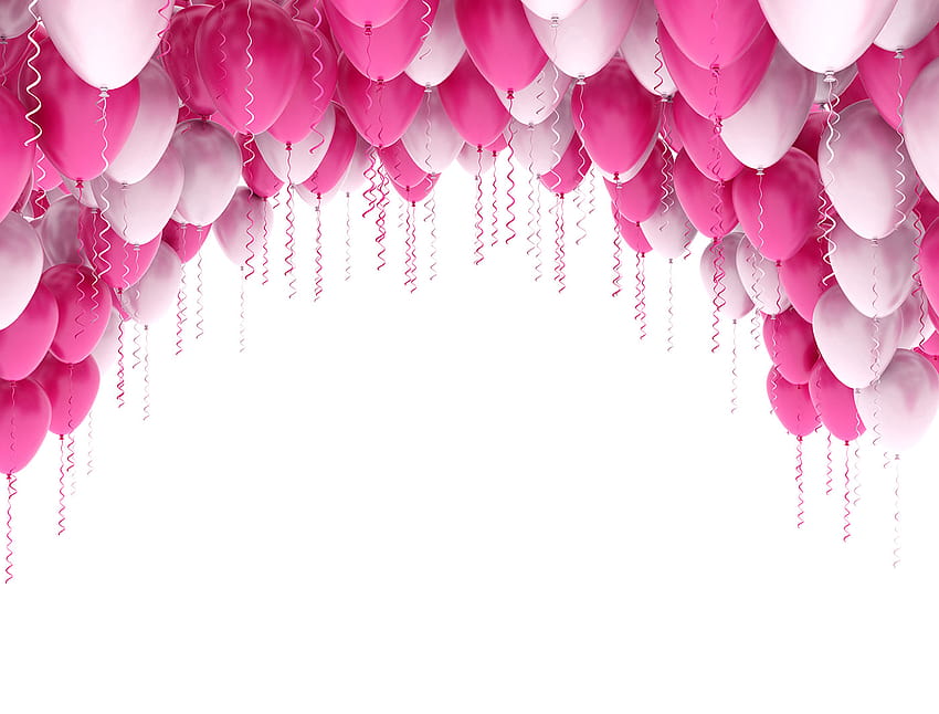 Розови балони .png Прозрачен ...pngio HD тапет