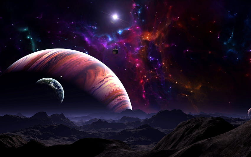 Outer Space Planet, outerspace HD wallpaper