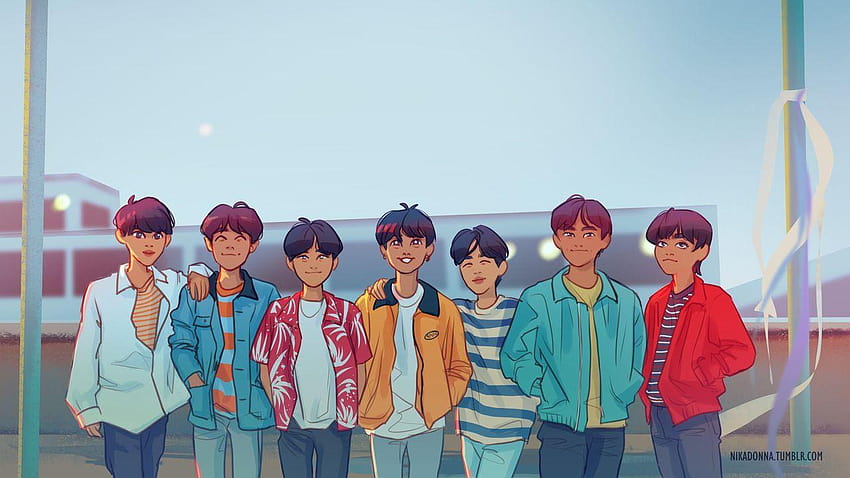 Bts animado fondo de pantalla | Pxfuel