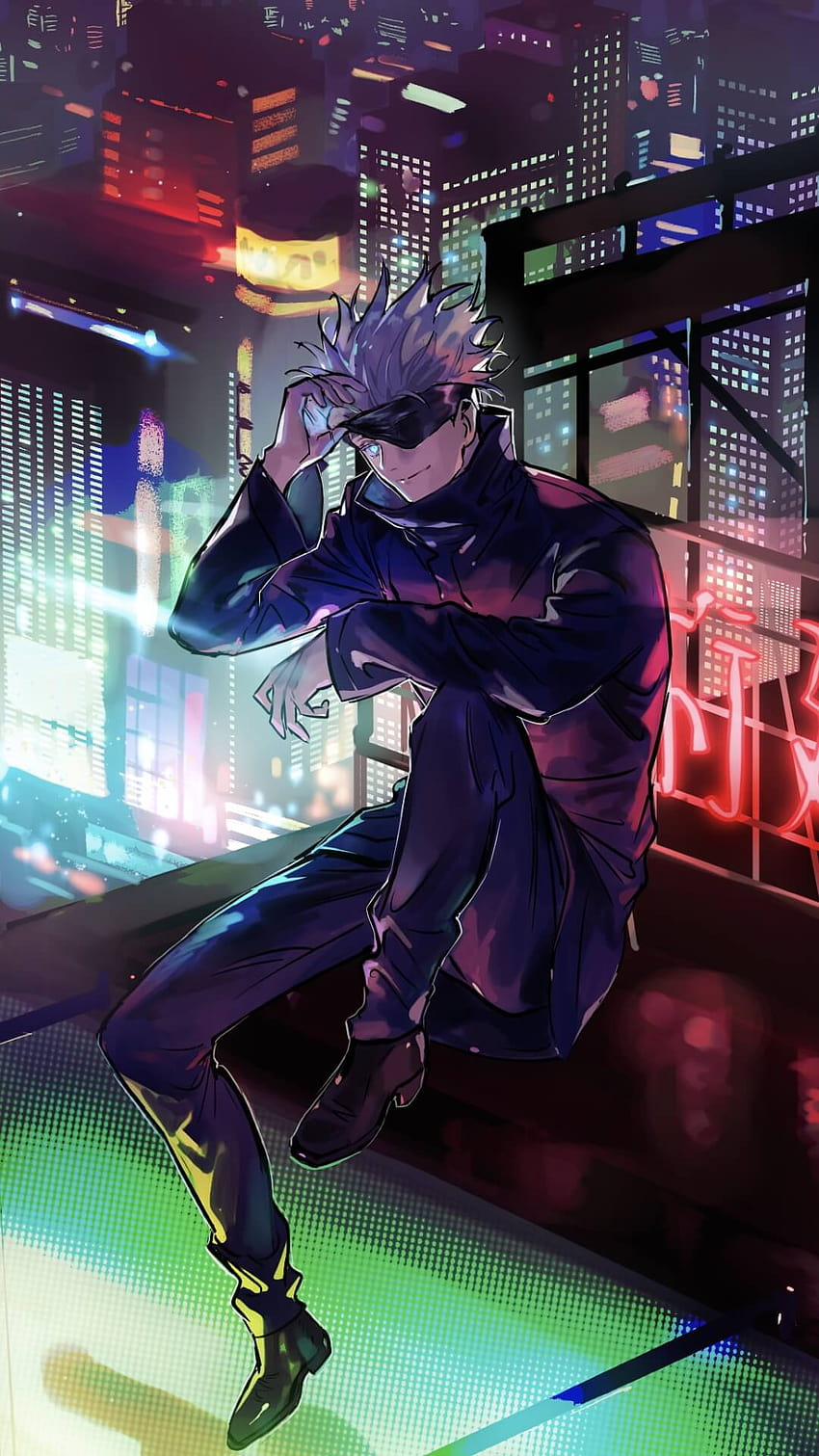 Satoru Gojo Jujutsu Kaisen Wallpaper iPhone Phone 4K #5860e