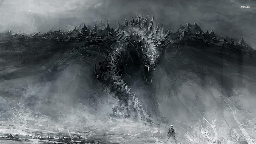 Black Dragon, ice dragons HD wallpaper | Pxfuel