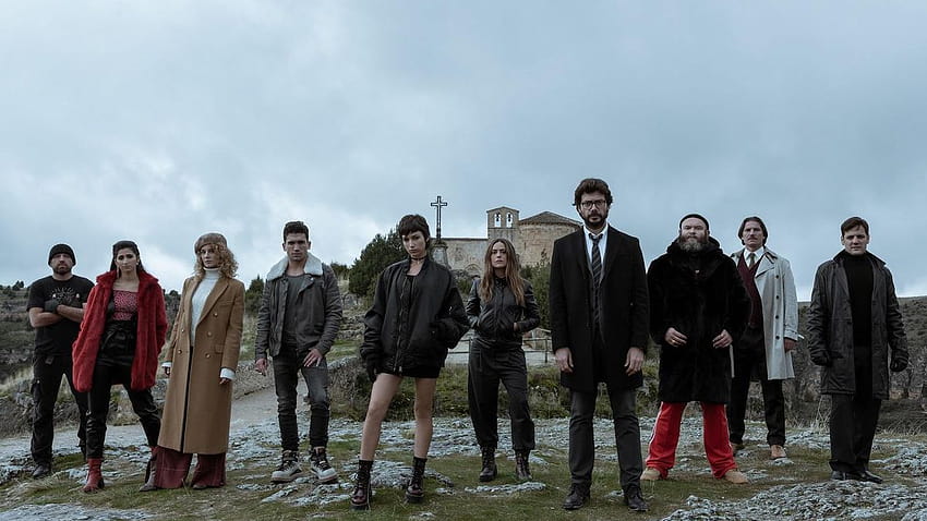 Money Heist 3 review: Bigger heist, higher stakes, same red coveralls, money heist characters HD wallpaper