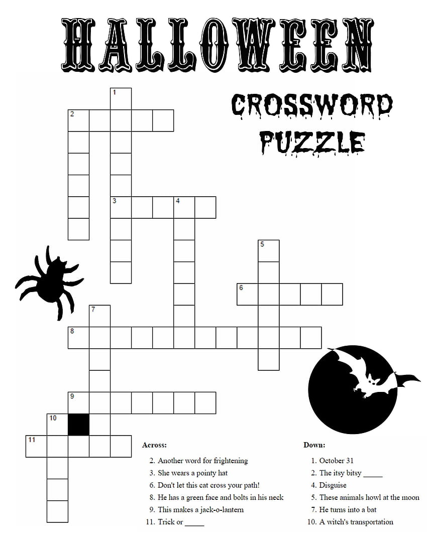 crossword kid halloween activities ; Halloween, crosswords HD phone wallpaper