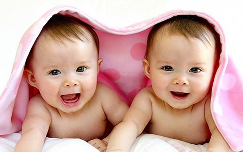 Twins Baby ทารกแฝด วอลล์เปเปอร์ HD