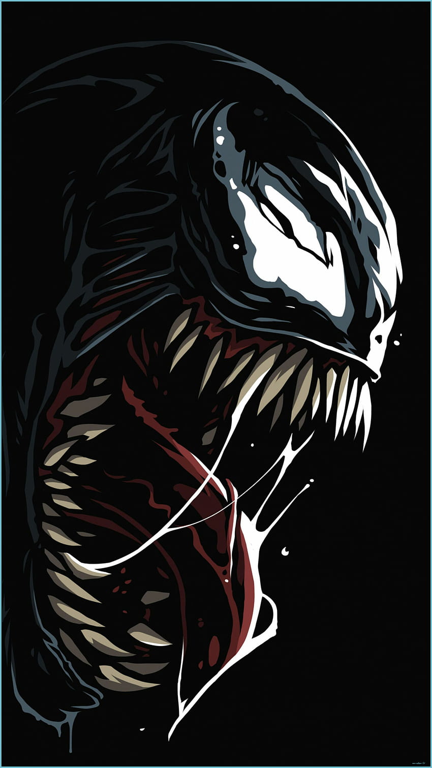 Venom Amoled 6k en résolution 6x3860 Deadpool, esthétique du venin Fond d'écran de téléphone HD