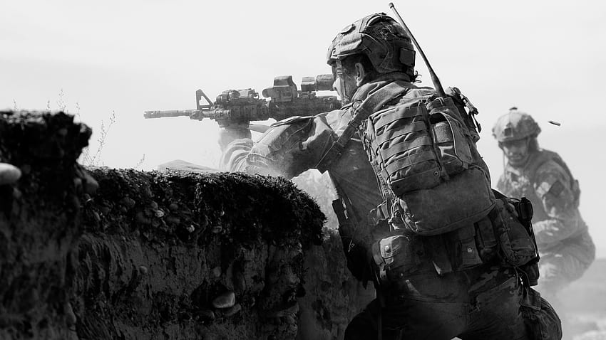 6 Special Forces der US-Armee, Black-Ops-Soldaten HD-Hintergrundbild
