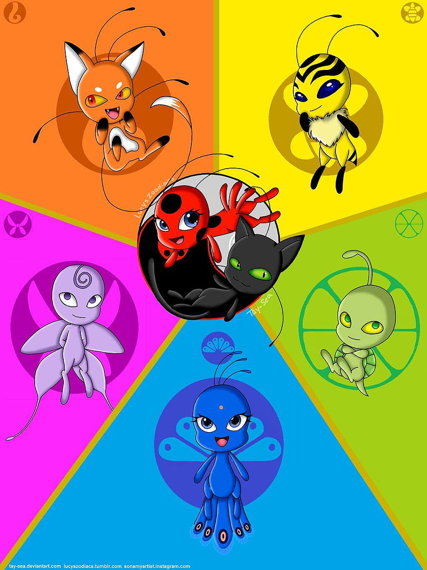 Miraculous Ladybug Coloring Page Kwami Ladybug Kwami, miraculous kwami HD phone wallpaper