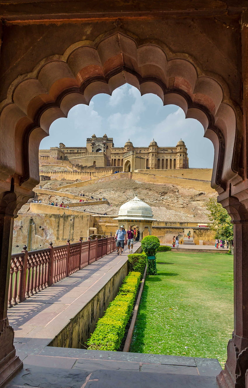 Jaipur, Bernsteinfestung HD-Handy-Hintergrundbild