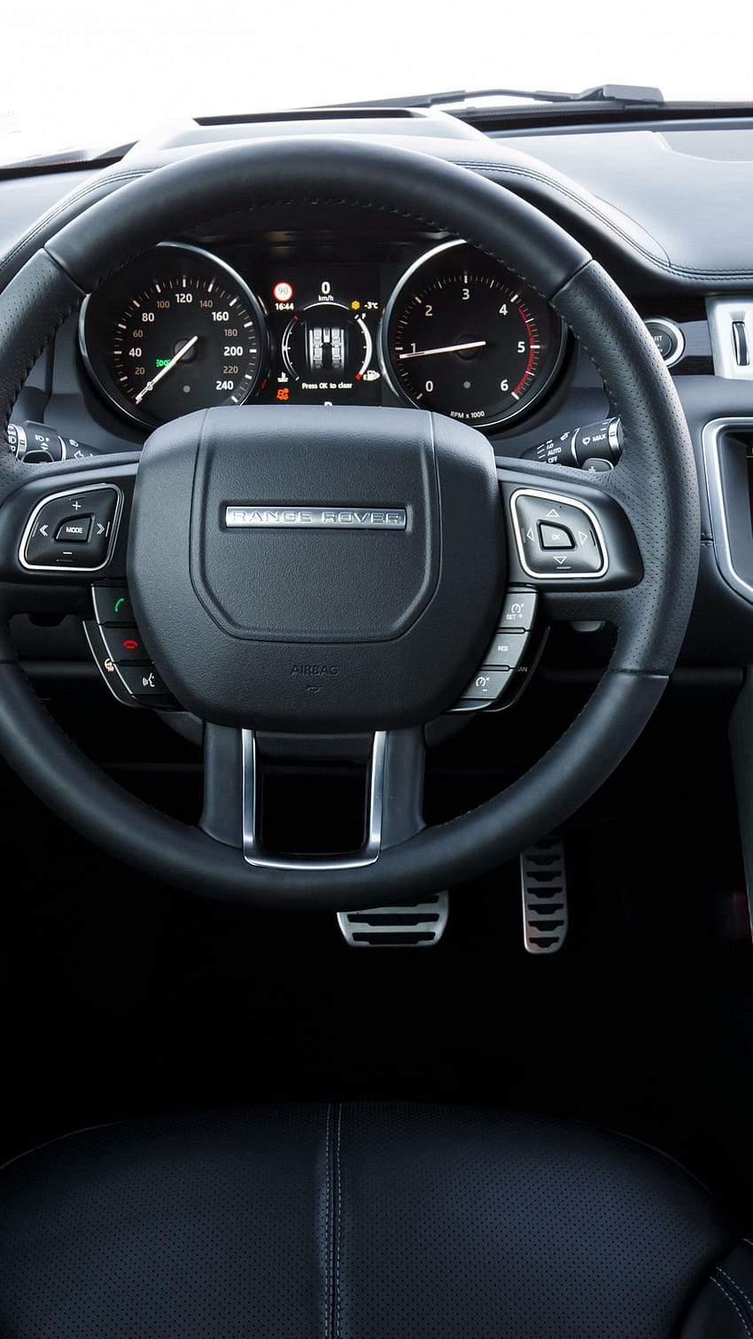 Range Rover Evoque Descapotable, cabriolet, interior, range rover interior fondo de pantalla del teléfono