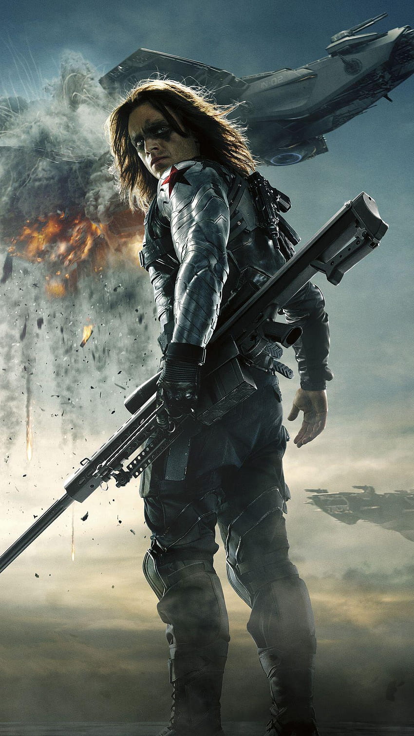 Bucky Barnes Winter Soldier HD phone wallpaper