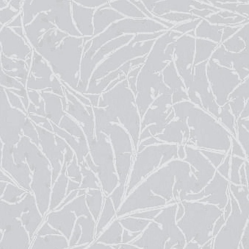 Folium의 회색, 흰색 및 은색 트위기 – BURKE DECOR HD 전화 배경 화면