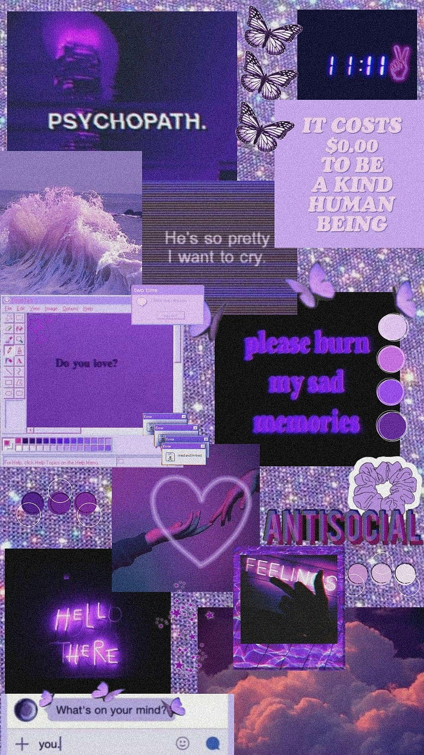 Estética de Géminis publicada por Zoey Simpson, estética púrpura de escorpio fondo de pantalla del teléfono