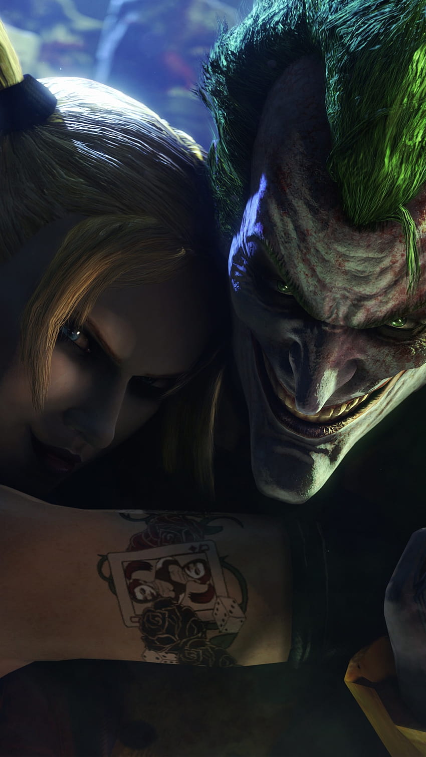 Batman Arkham City Harley Quinn et Joker