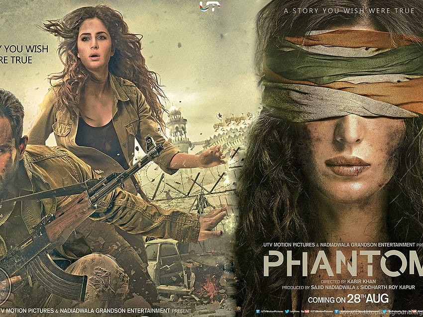 Katrina Kaif, Saif Ali Khan Phantom Movie Backgrounds HD wallpaper | Pxfuel