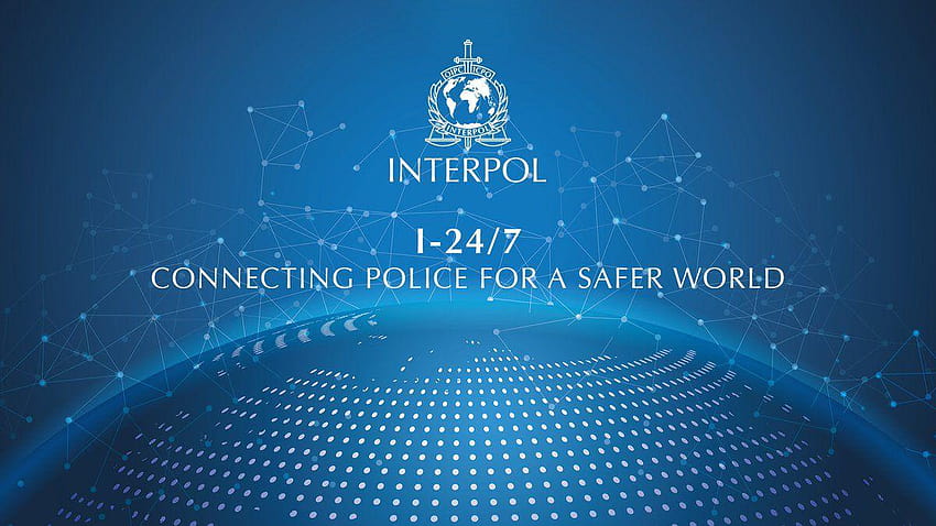 INTERPOL en Twitter: policía de interpol fondo de pantalla