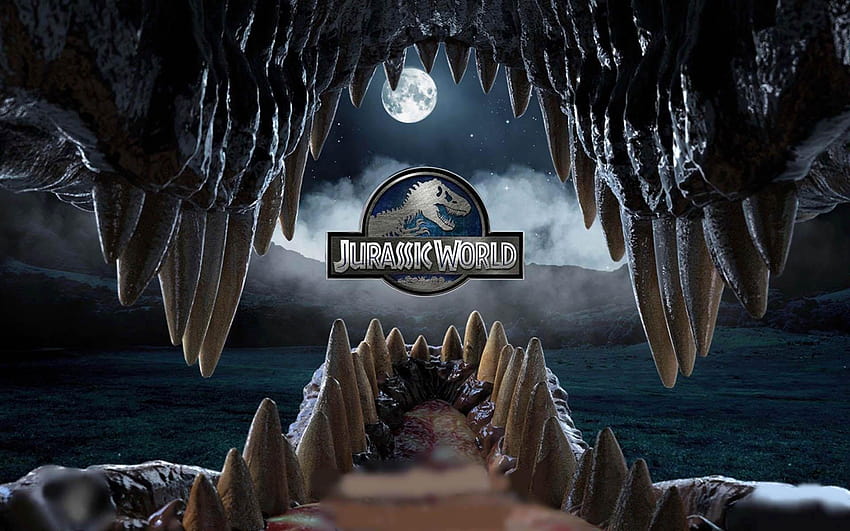 View from inside the T. rex Maw, jurassic world HD wallpaper