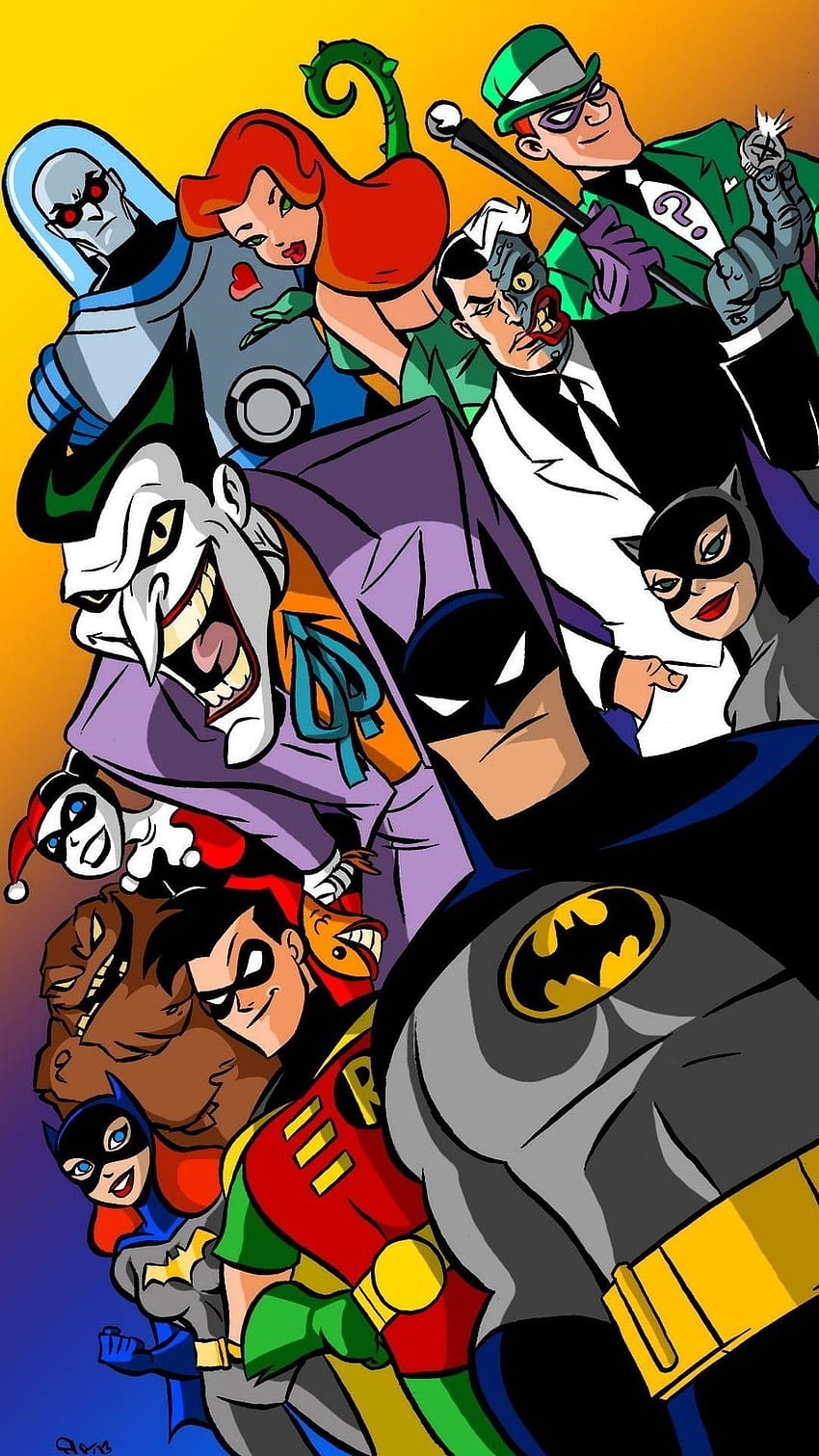 75 バットマンの漫画をプレイ中 エレガント、アニメシリーズのバットマン iphone HD電話の壁紙