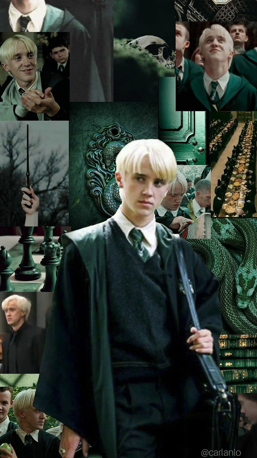 Draco Malfoy Ästhetik HD-Handy-Hintergrundbild