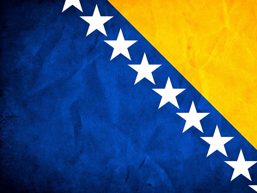 Bandeira da Bósnia, bandeira da Bósnia e Herzegovina papel de parede HD