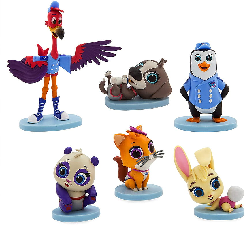 Disney T.O.T.S. Zestaw 6 figurek: zabawki i gry Tapeta HD