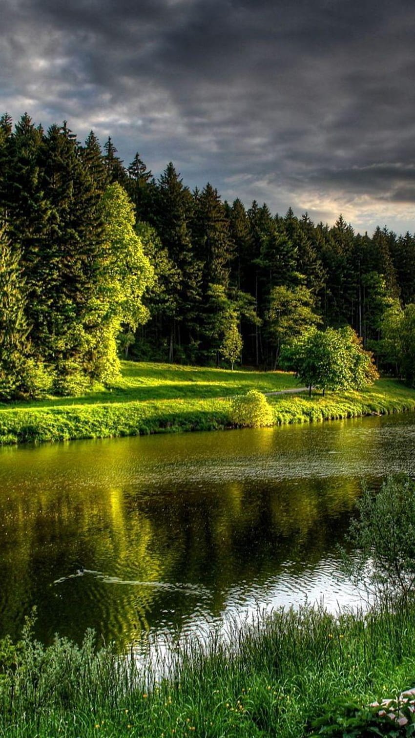 720x1280 River, Coast, Grass, Bench, Summer, nature green 720x1280 HD phone wallpaper