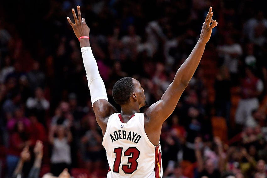 Centrum Miami Heat, Bam Adebayo, zawodnikiem Konferencji Wschodniej NBA Tapeta HD