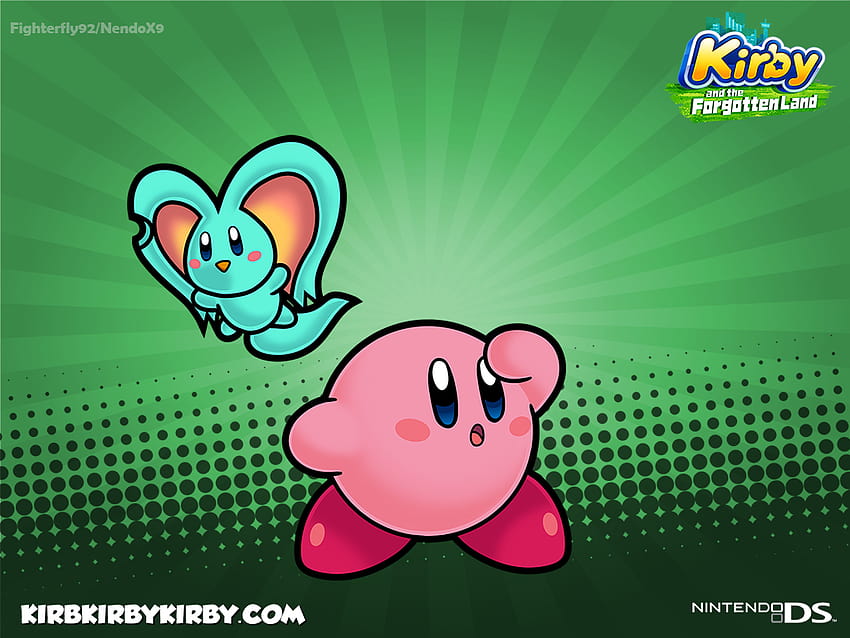 Elfilin and Kirby in Kirby Super Star Ultra's art style. 3 more days until Forgotten Land! : r/Kirby HD wallpaper