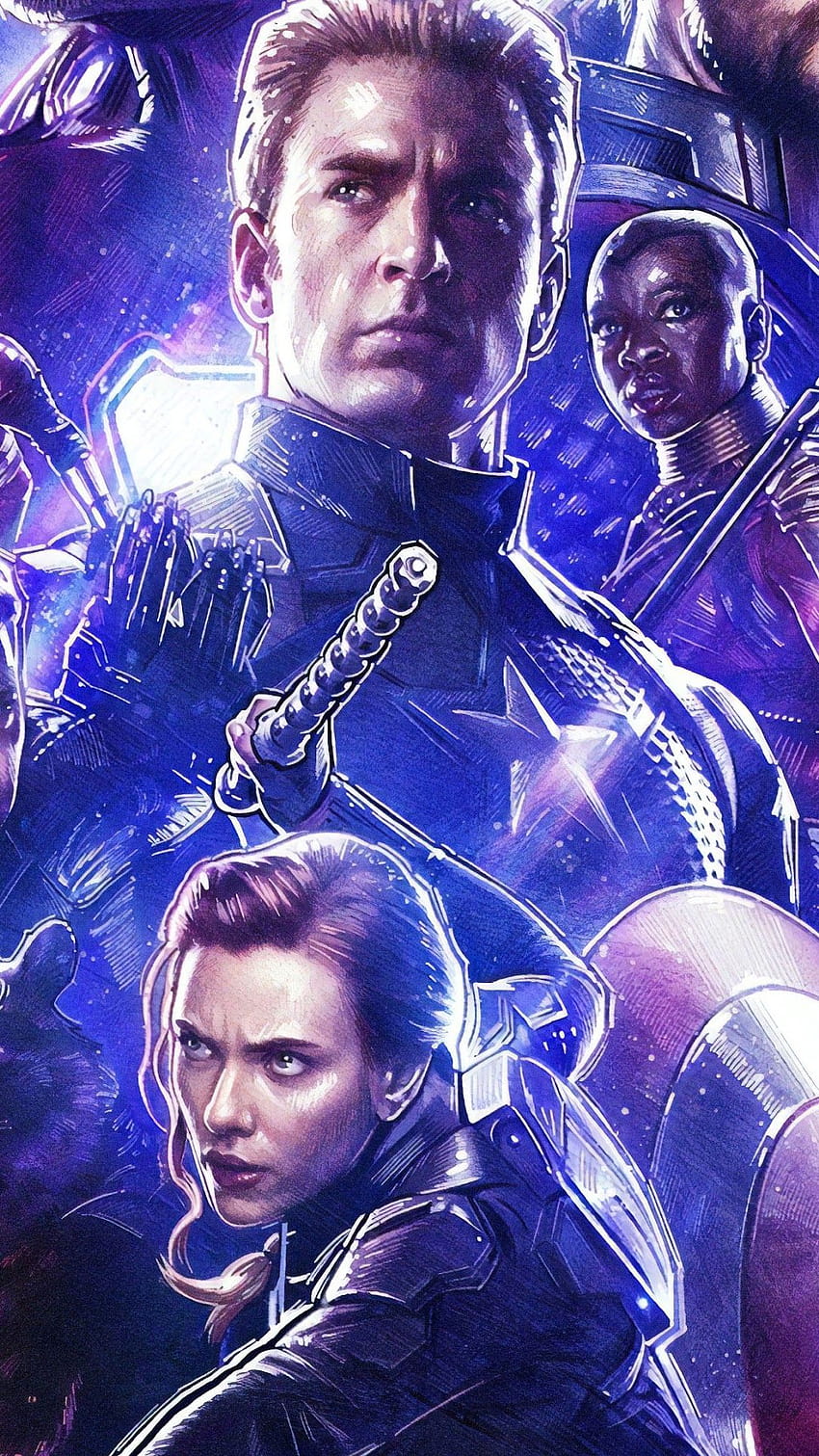 334709 Avengers: Endgame, Captain America, Black Widow, Hawkeye phone , Backgrounds, and HD phone wallpaper