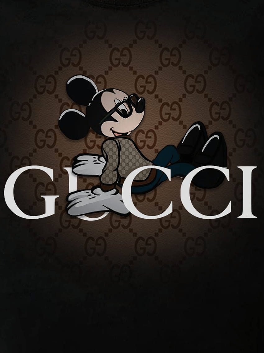 Mickey Mouse Gucci Logo Svg, gucci drip HD phone wallpaper