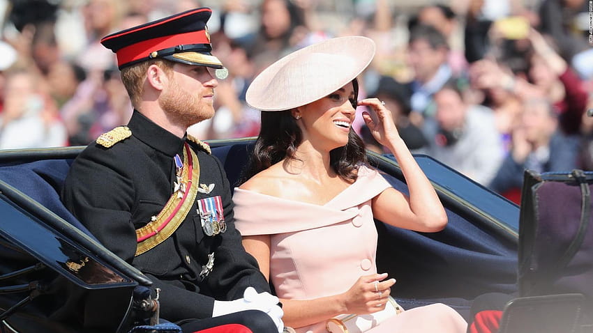 Harry dan Meghan bergabung dengan Ratu untuk parade, meghan duchess of sussex Wallpaper HD