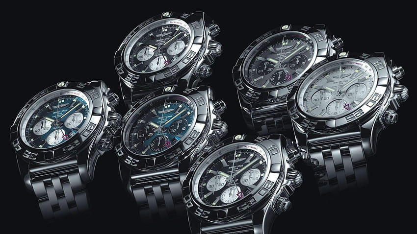 Clock Watch Breitling Chronomat, watches HD wallpaper
