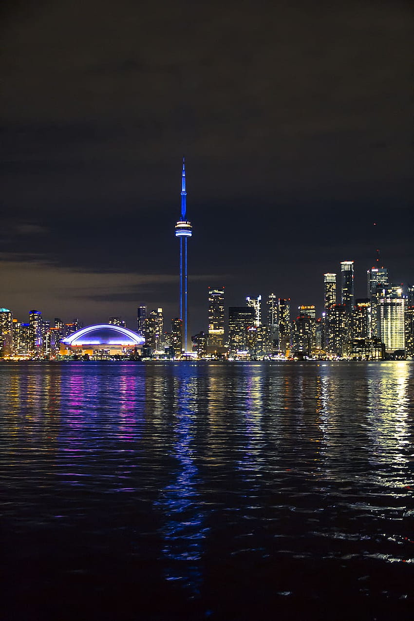 Toronto, Canada, Centre Island, City, Skyline, Lights HD phone wallpaper |  Pxfuel