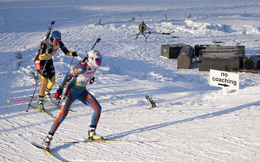 2560x1600 kaisa makarainen, fiński biathlonista, biathlon Tapeta HD