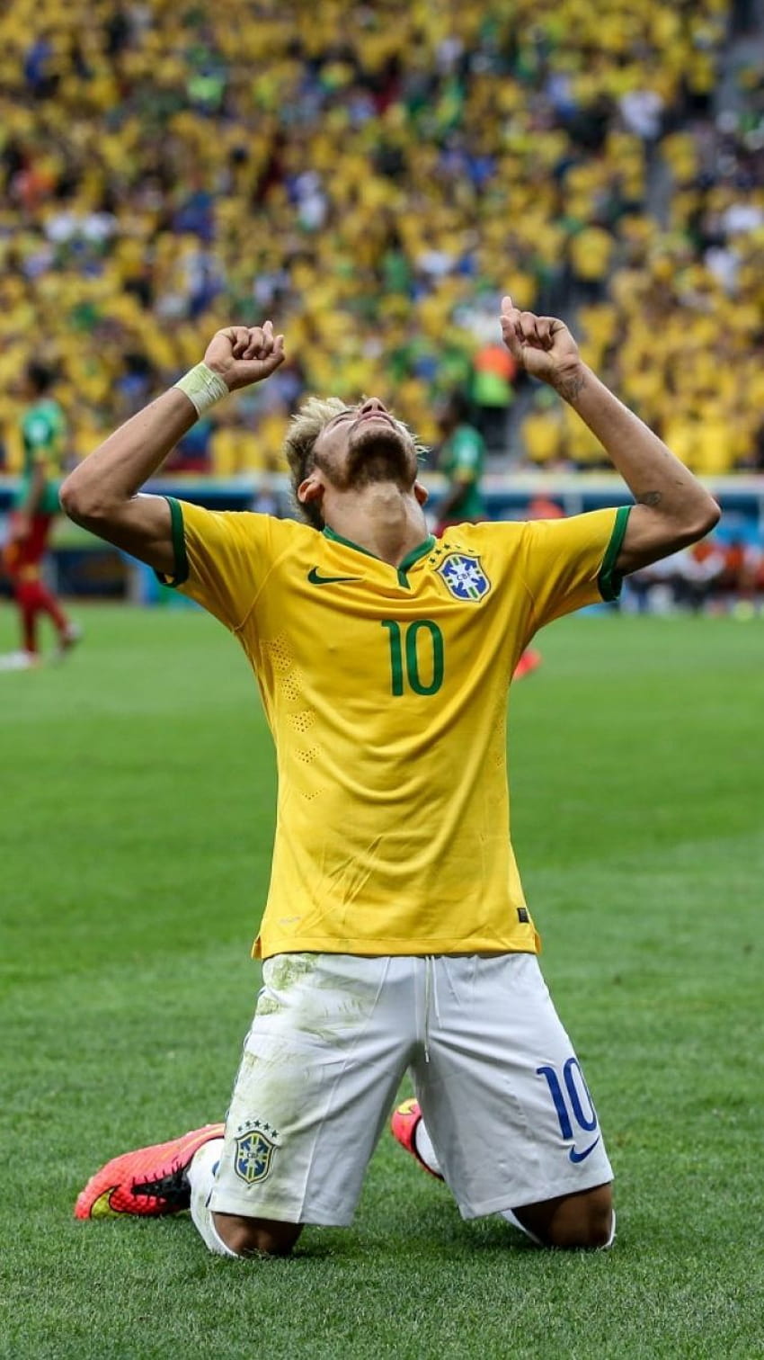 Neymar JR Brésil, joueurs brésiliens Fond d'écran de téléphone HD